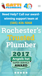 Mobile Screenshot of gattiplumbing.com